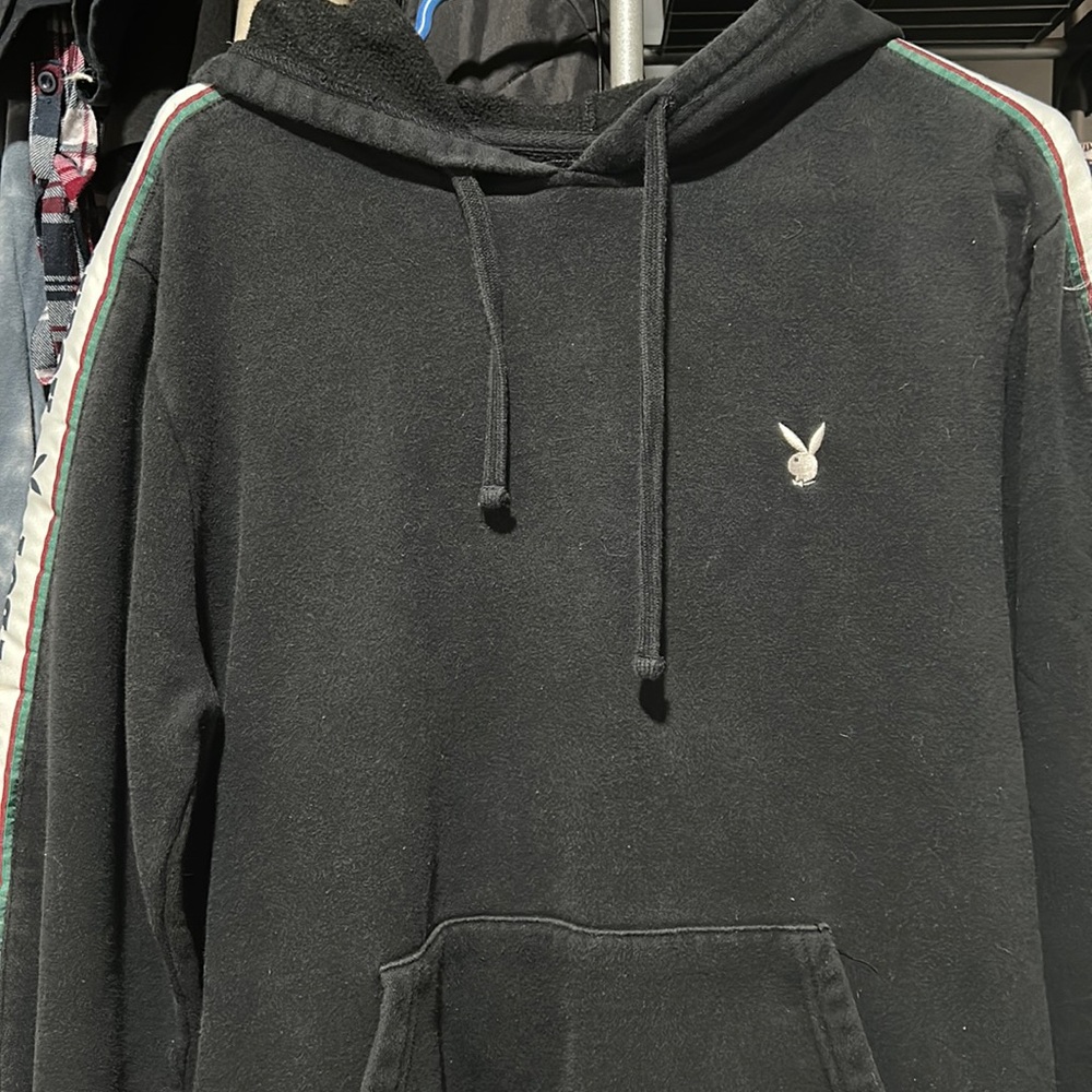Black hoodie playboy bunny